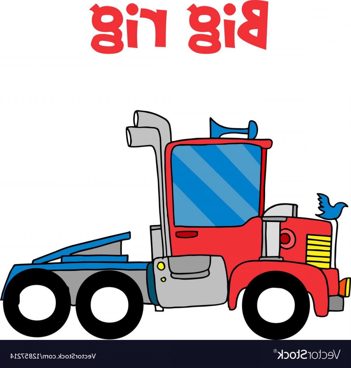 1200x1257 Big Rig Vector Cqrecords