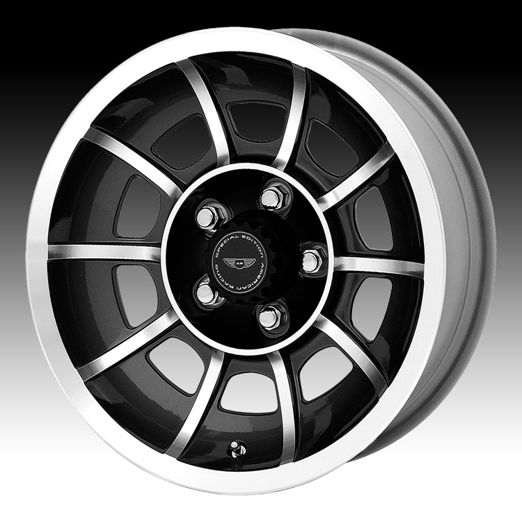 American Racing Vector Machined Black Custom Rims Wheels 750x750 American Racing Vector Machined Black Custom Rims Wheels