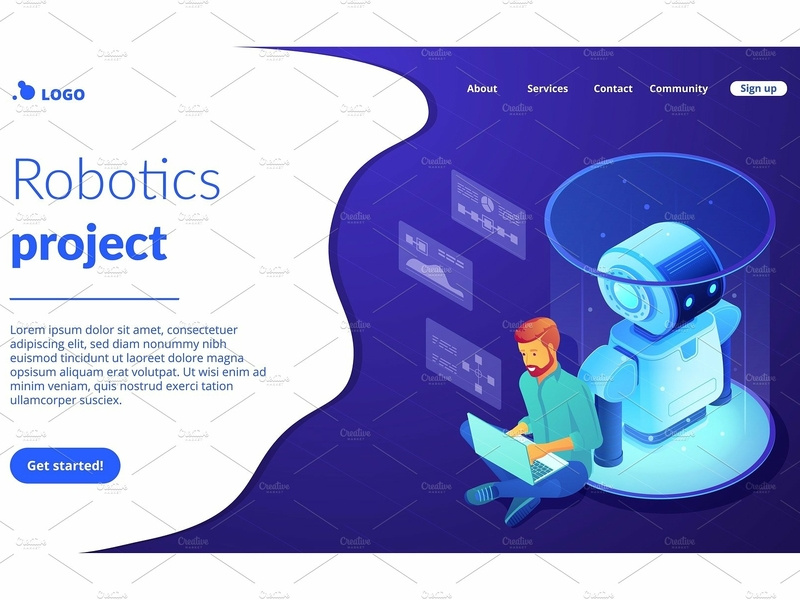 800x600 Robot Software Landing