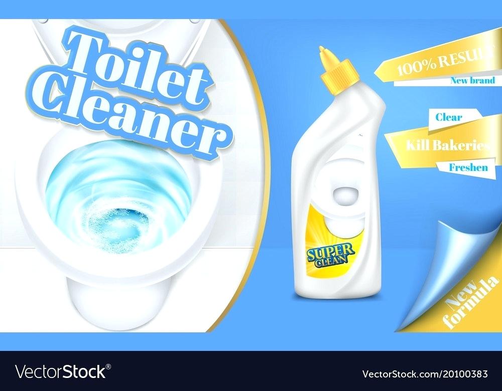 1000x780 Toilet Cleaning Poster Of Toilet Cleaner Ads Flushing Vector Image