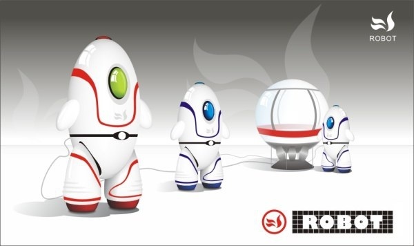 600x356 Robot Cdr Free Vector Download