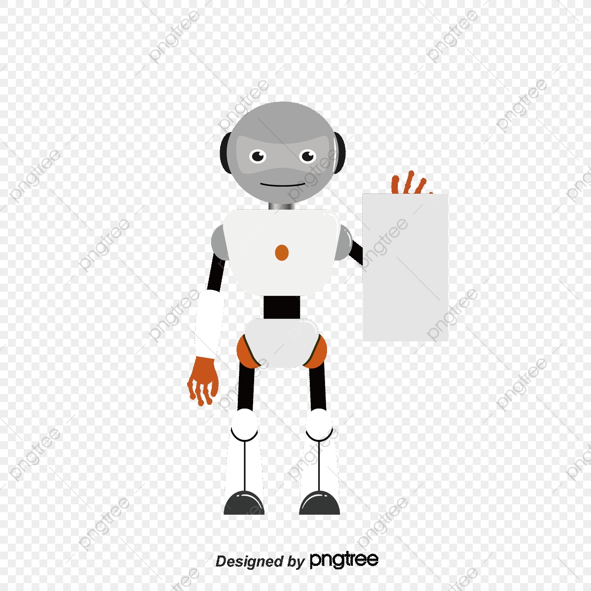1200x1200 Vector Robot, Vector, Robot, Orange Png And Vector
