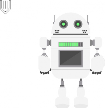 360x368 Vector Robots Futuristas Free Vector Download