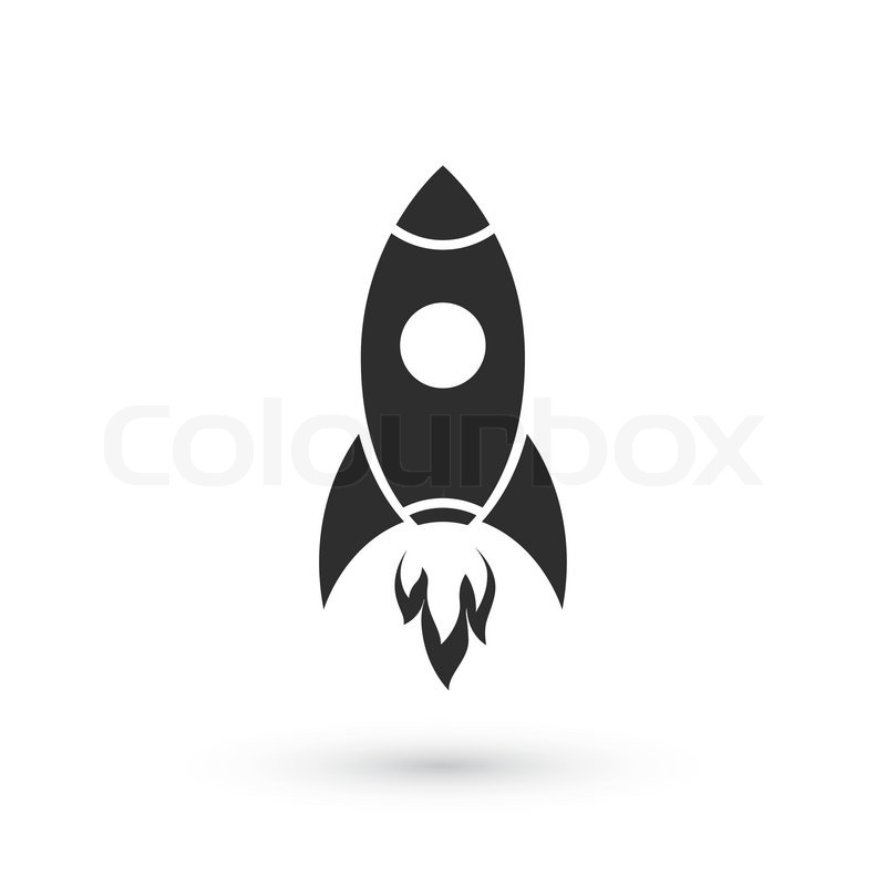 800x800 Simple Rocket Icon Vector Stock Vector Colourbox