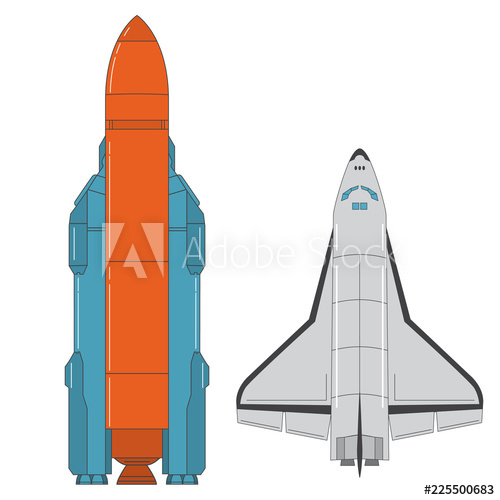 500x500 Space Shuttle Missile Launch Concept Design An Icon Rocket Flat