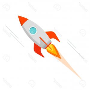 300x300 Launch Of Space Rocket Vector Studiogrfx