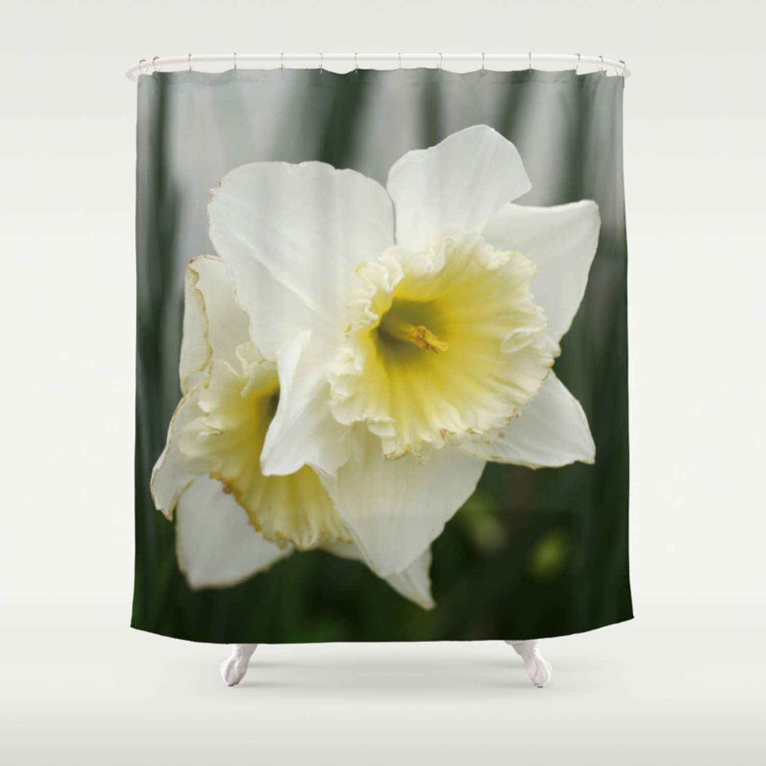 1500x1500 Excellent Spring Flowers Shower Curtain Winsome Holder Splash