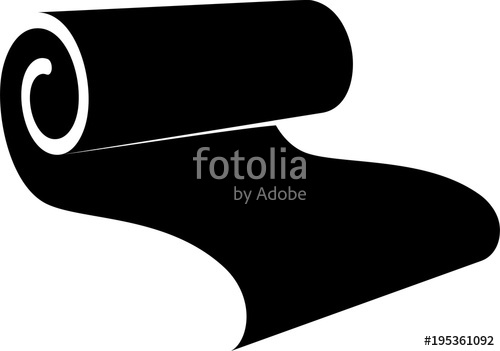 Roll Icon, Mat, Rug, Carpet Or Paper Roll Icon Of Anything, Stock 500x351 Roll Icon, Mat, Rug, Carpet Or Paper Roll Icon Of Anything, Stock