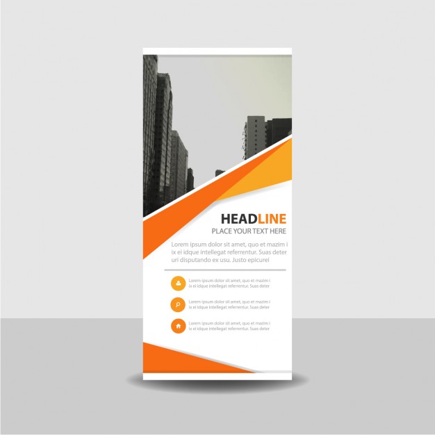 Roll Up With Orange Shapes Vector Free Download 626x626 Roll Up With Orange Shapes Vector Free Download