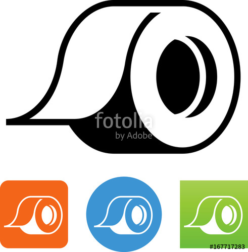 Vector Roll Of Tape Icon Stock Image And Royalty Free Vector 491x500 Vector Roll Of Tape Icon Stock Image And Royalty Free Vector