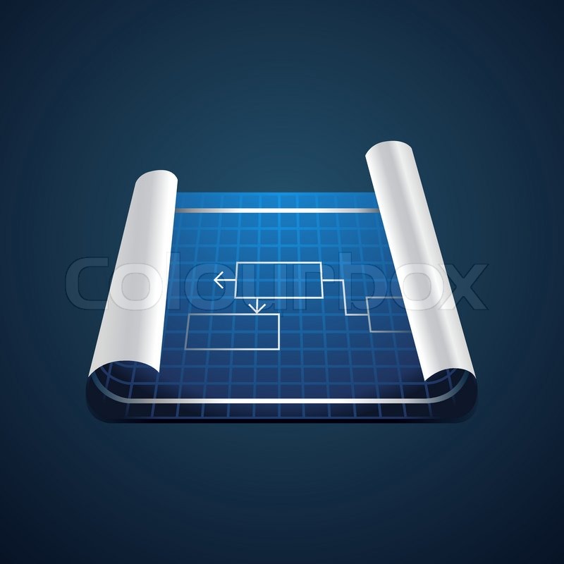 Vector Roll Of Blue Paper With Stock Vector Colourbox 800x800 Vector Roll Of Blue Paper With Stock Vector Colourbox