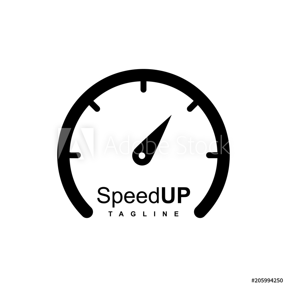1000x1000 Photo Art Print Speed Up Logo Design, Rpm Icon Vector Europosters