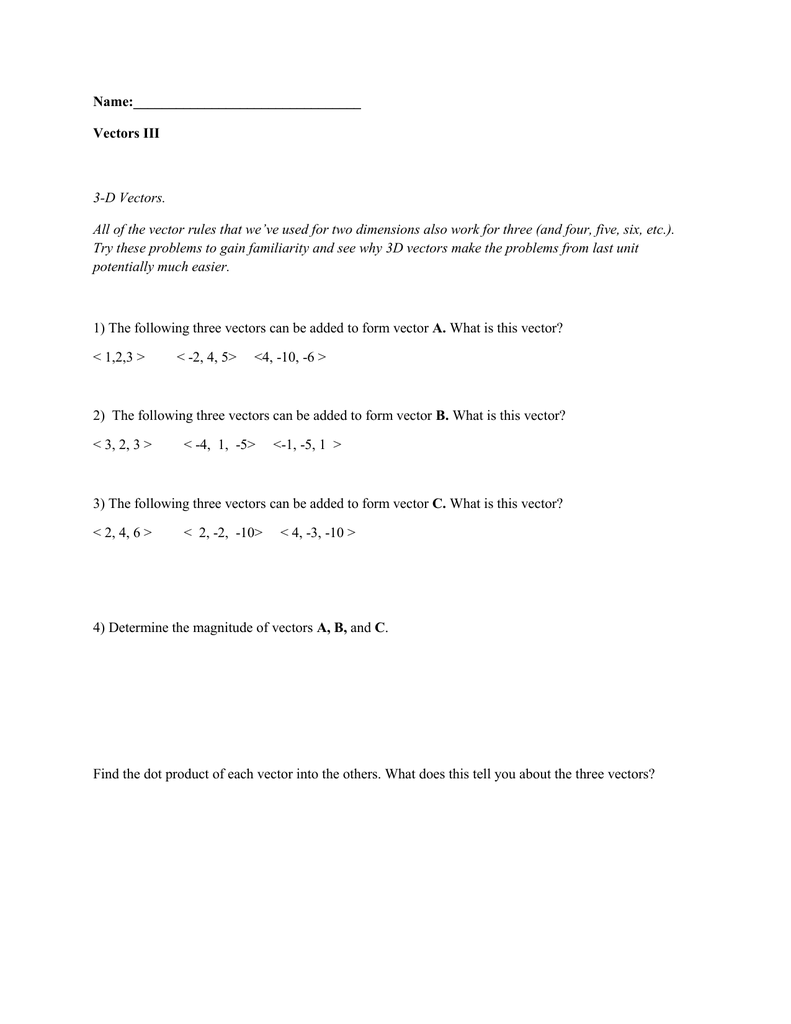 791x1024 Name Vectors Iii D Vectors All Of The Vector Rules That We've Used