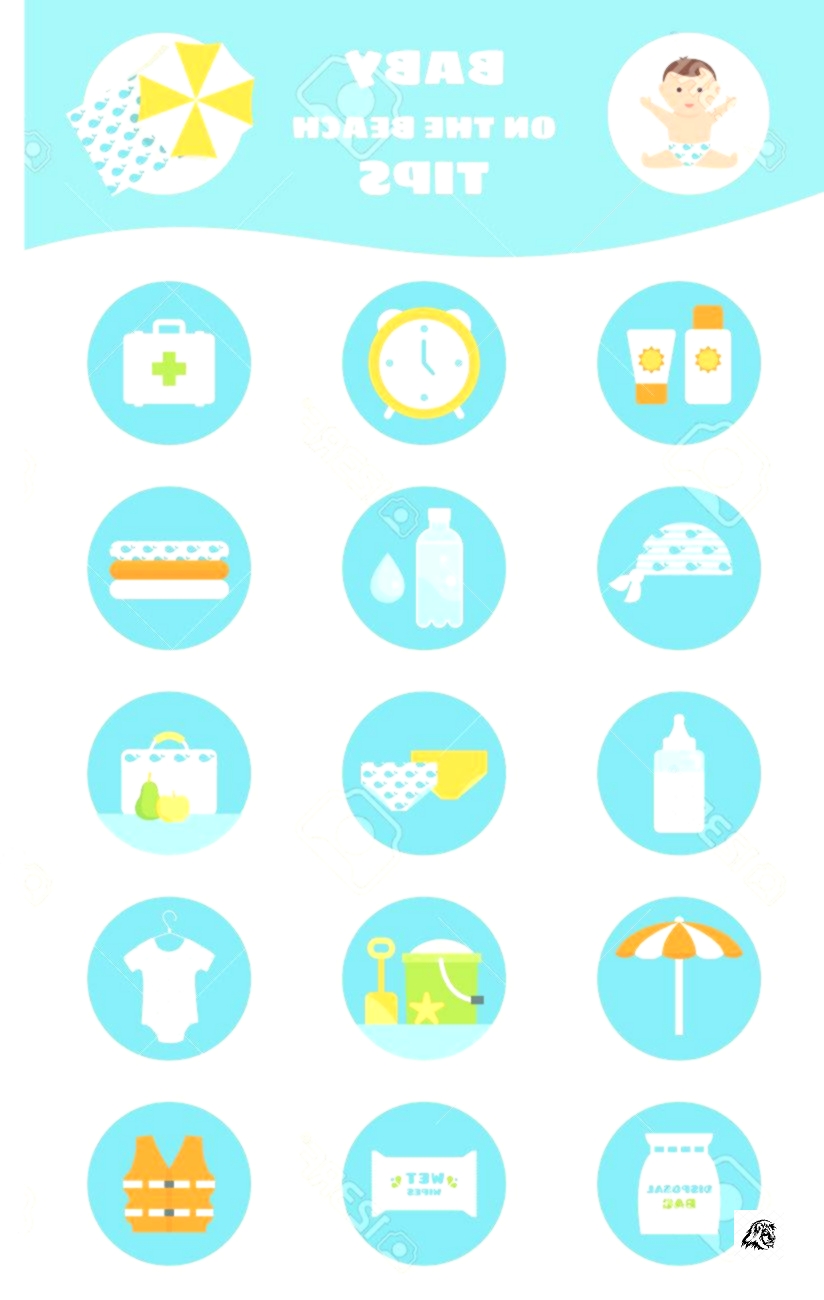 824x1300 Baby On Beach Tips Children Sun And Water Safety Rules Vector