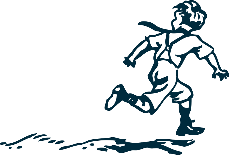 800x542 Free Clipart Running Boy Ossidiana