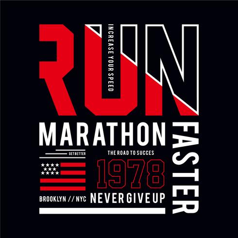 490x490 Sport New York Run Typography, Tee Shirt Graphics Vector