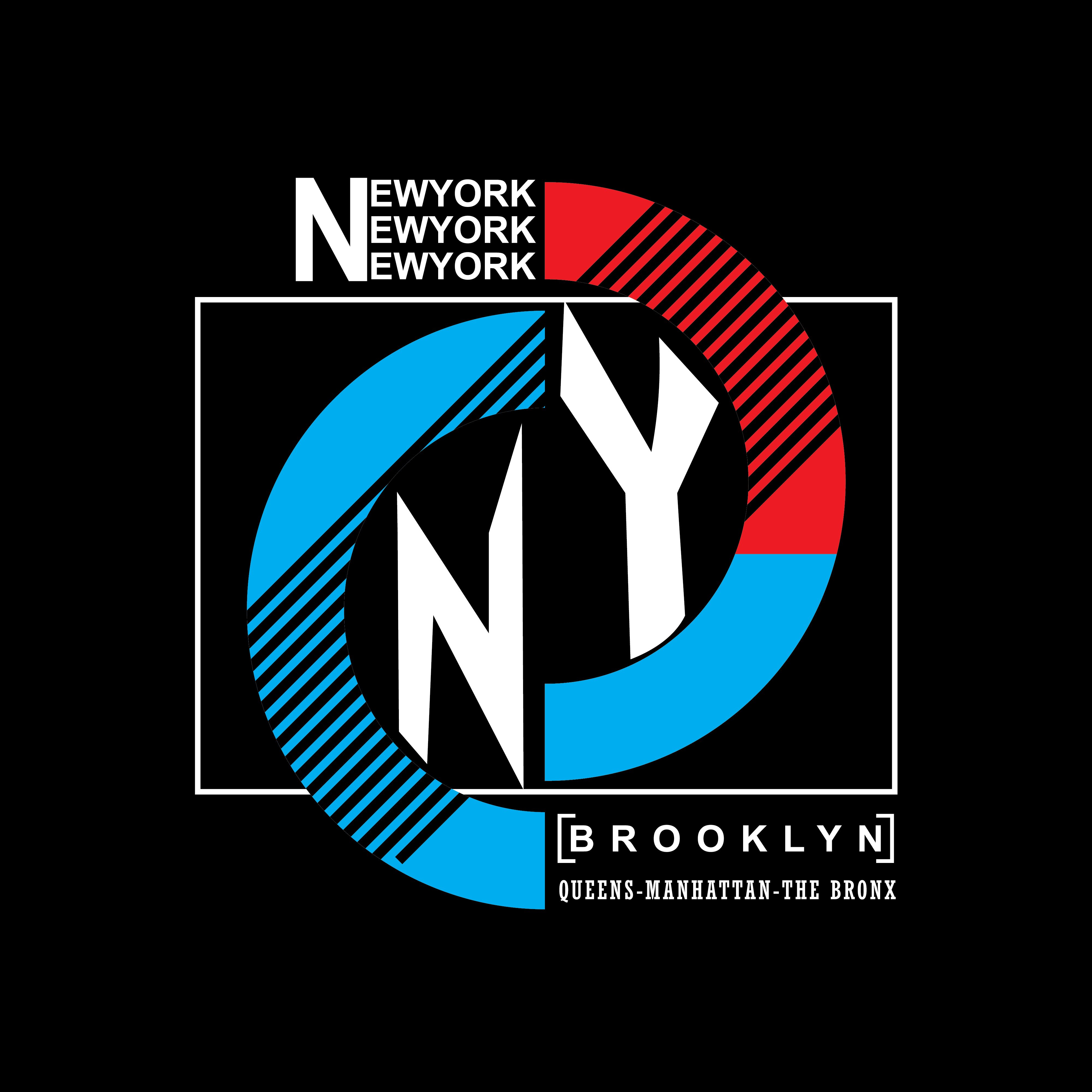 4000x4000 Brooklyn Remix Typography, T Shirt Graphics, Vectors