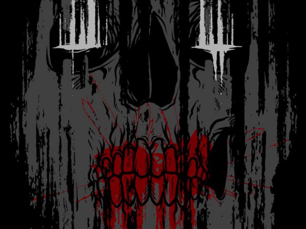 Skull Rust T Shirt Template Vector 600x450 Skull Rust T Shirt Template Vector