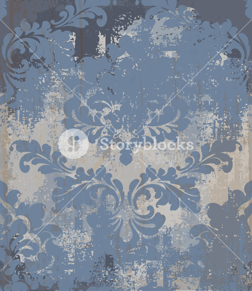 Vector Rococo Pattern Texture Damask Ornament Grunge Background 867x1000 Vector Rococo Pattern Texture Damask Ornament Grunge Background