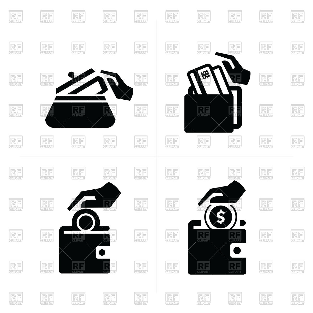 Wallet With Money Sign Salary Icon Vector Image Of Business 1200x1200 Wallet With Money Sign Salary Icon Vector Image Of Business