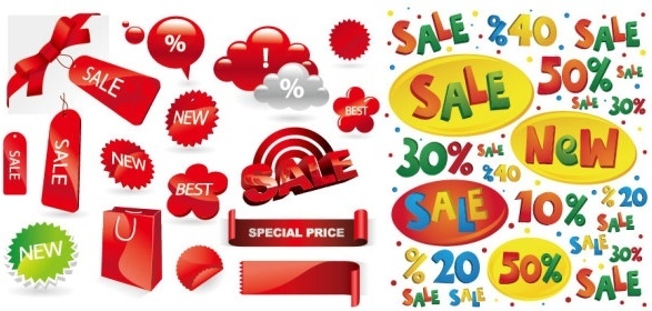 587x280 Sale Free Vector Download