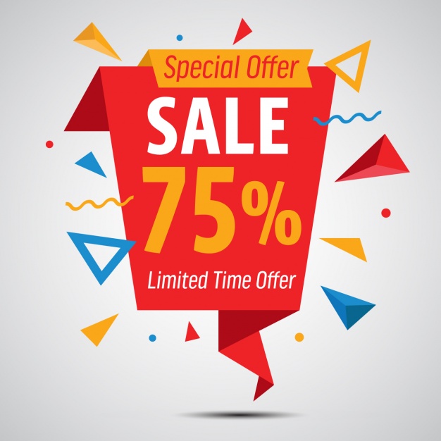 626x626 Sales Background Design Vector Free Download