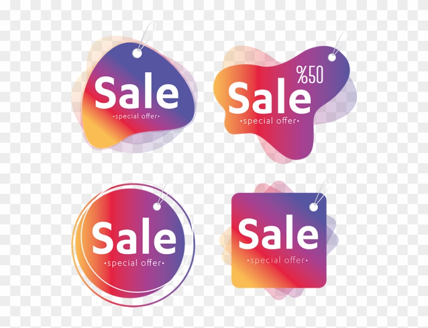 840x643 Vector Sales Label Set