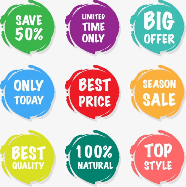 650x652 Vector Seasonal Sale Price Cards, Price Tag, Licensing Sales