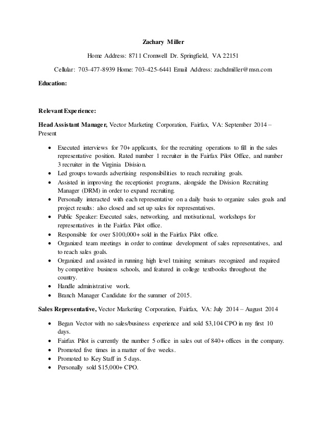 638x826 Resume