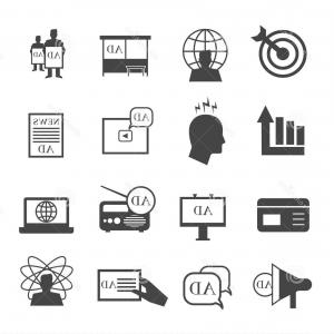 300x300 Stock Illustration Marketing Icons Market Sales Representative