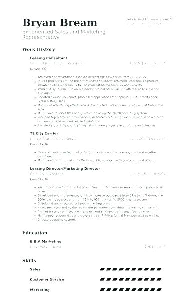 392x588 Sales And Marketing Representative Sample Resume