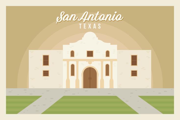 San Antonio Postcard Vectors 735x490 San Antonio Postcard Vectors