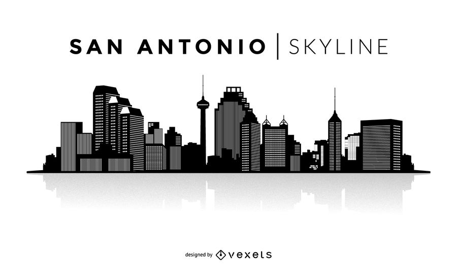 San Antonio Silhouette Skyline 900x529 San Antonio Silhouette Skyline