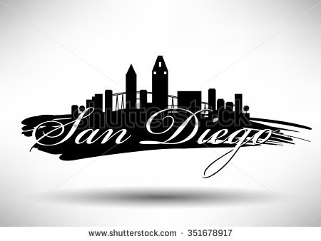 450x338 San Diego Silhouette Skyline