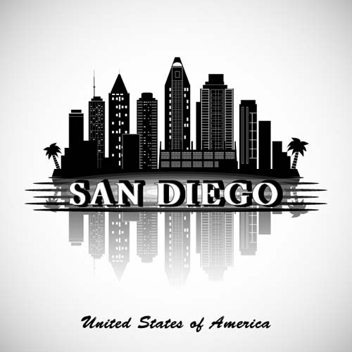 500x500 San Diego Background Vector Free Vector In Encapsulated Postscript