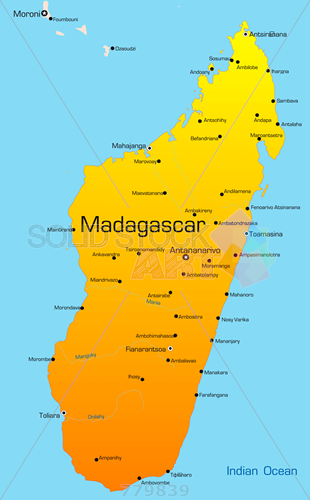 Stock Illustration Of Abstract Vector Color Map Of Madagascar Country 310x500 Stock Illustration Of Abstract Vector Color Map Of Madagascar Country