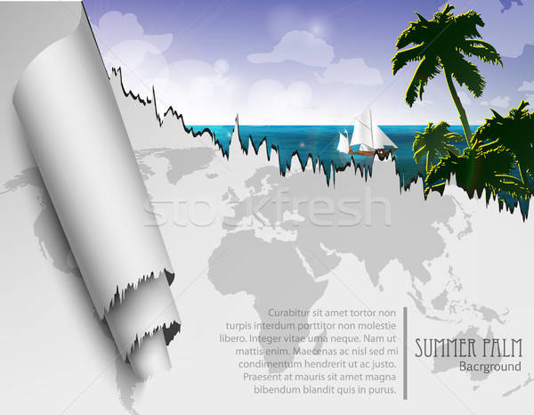 Azure Beach Sandy Vector Illustration Andrei Doll 600x466 Azure Beach Sandy Vector Illustration Andrei Doll
