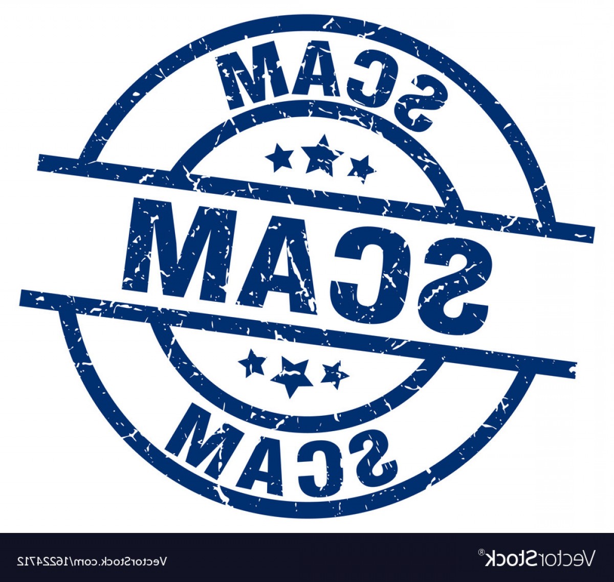 1200x1138 Scam Blue Round Grunge Stamp Vector Cqrecords