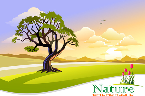 Scenery Clipart Background Free Vector Download 500x333 Scenery Clipart Background Free Vector Download