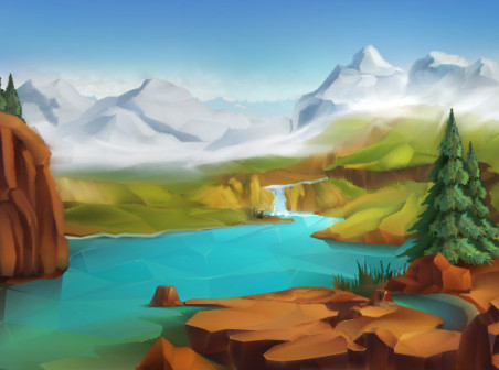 Beautiful Scenery Vector Background 452x336 Beautiful Scenery Vector Background