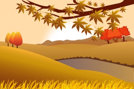 Countryside Scenery Vector Illustration Vectors Stock In Format 468x312 Countryside Scenery Vector Illustration Vectors Stock In Format