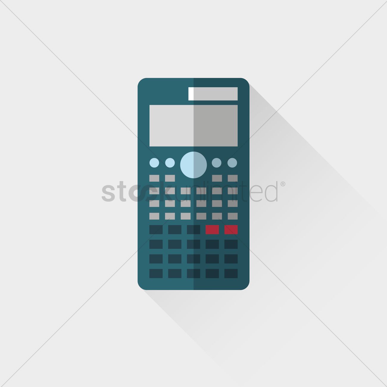 1300x1300 Free Scientific Calculator Vector Image