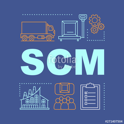 500x500 Scm Word Concepts Banner Stock Image And Royalty Free Vector