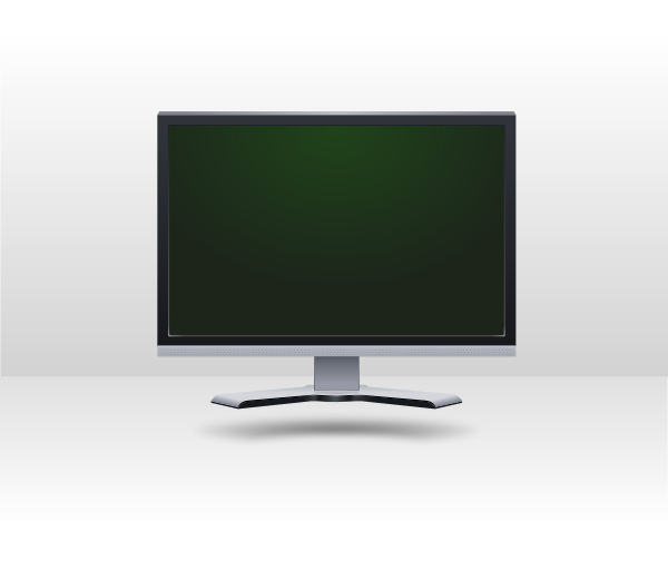 600x513 Lcd Screen Clip Art Free Vector
