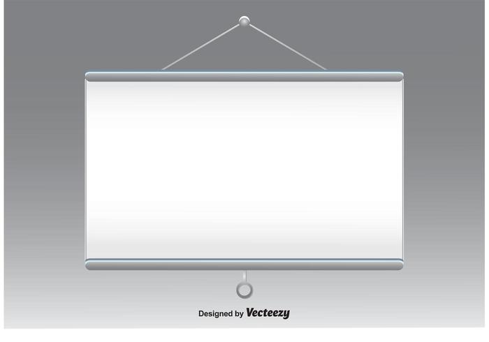 700x490 Projector Screen Vector