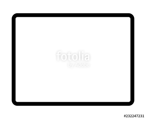 500x409 Protable Tablet Computer Device With Edge To Edge Screen Flat