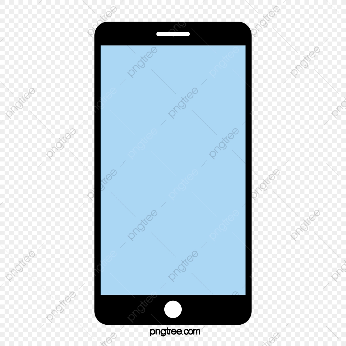 1200x1200 Vector Blue Simple Phone Screen, Blue Vector, Phone Vector, Vector