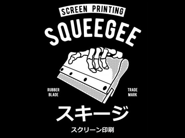 600x450 Squeegee T Shirt Template Vector