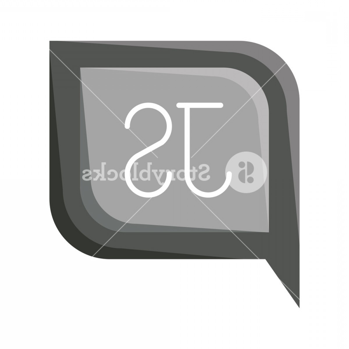 1200x1200 Vector Script Tails Clip Art Catamart