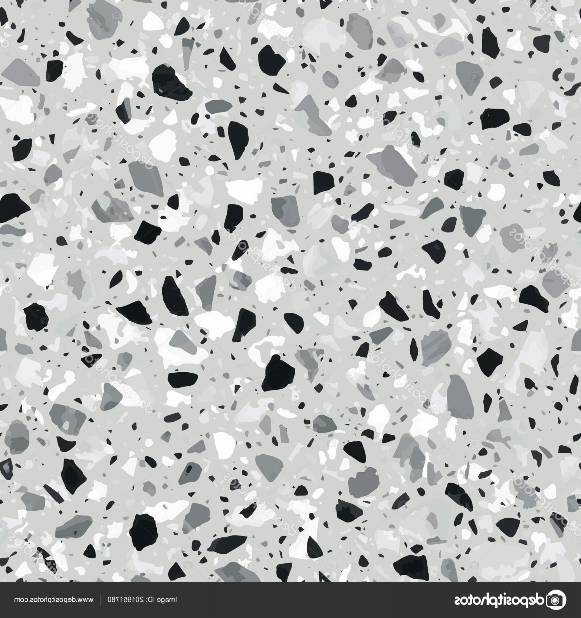 1920x2040 Stock Illustration Terrazzo Flooring Vector Seamless Pattern